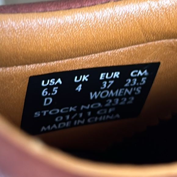 Red Wing Shoes Brown Leather Slip On Work Safety Shoes Women's Size 6.5 - Picture 13 of 14